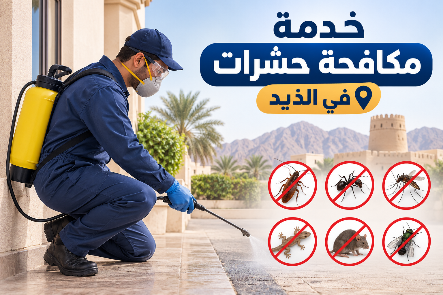 افضل شركة مكافحة حشرات في الذيد