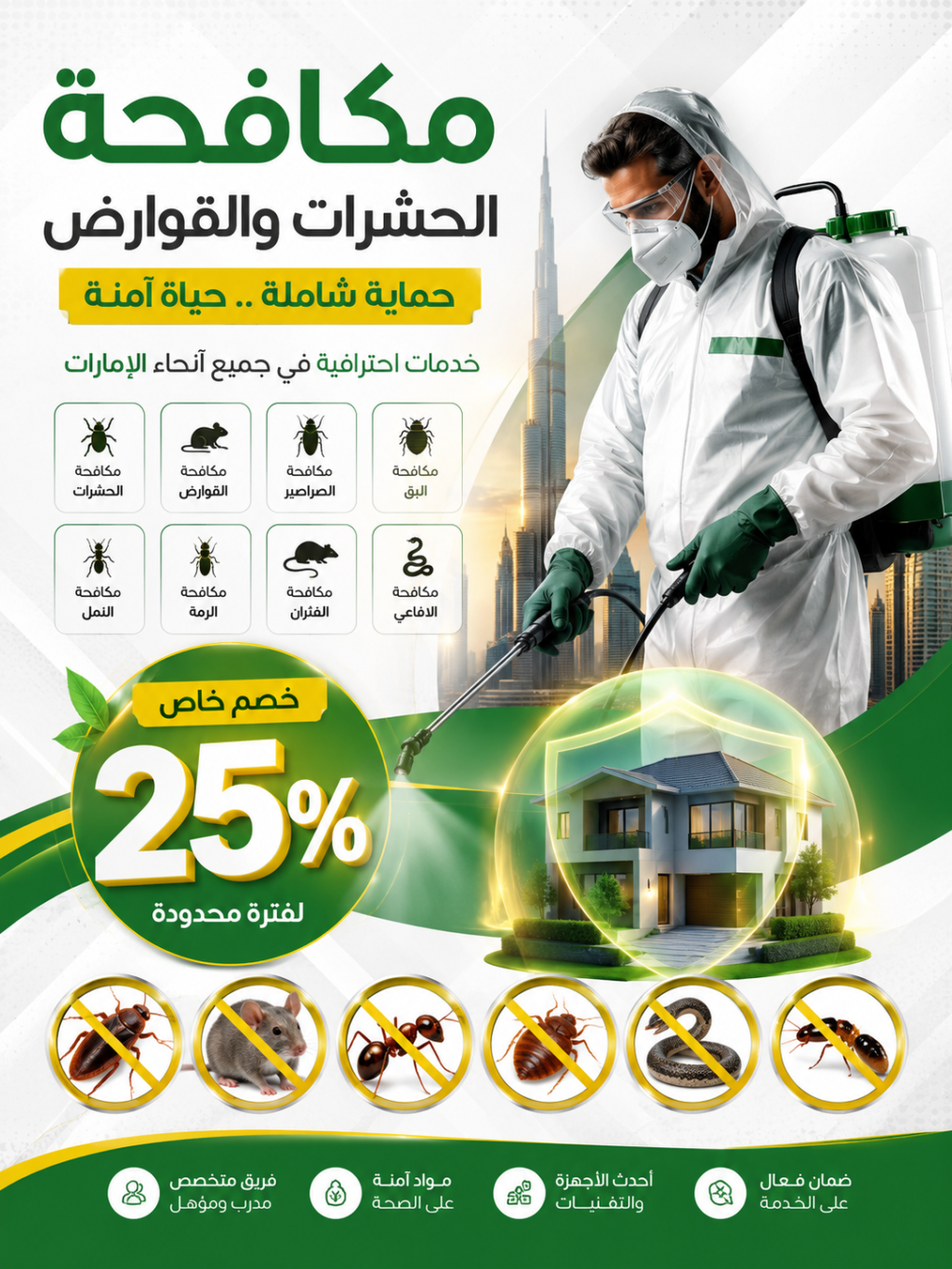 شركة مكافحة حشرات في السيوح