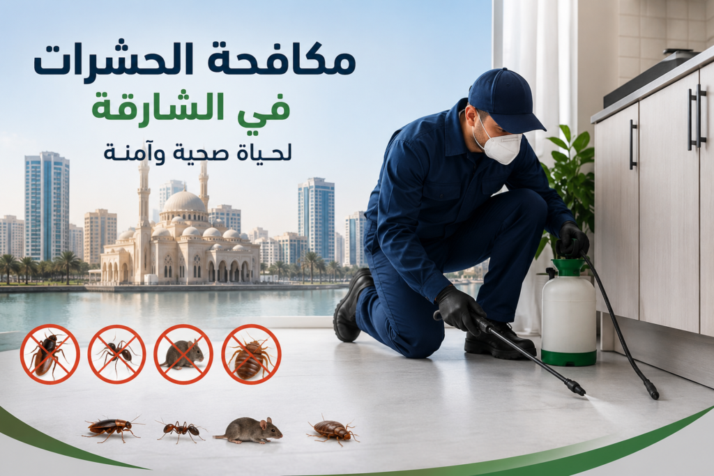 شركة مكافحة حشرات في الشارقة
